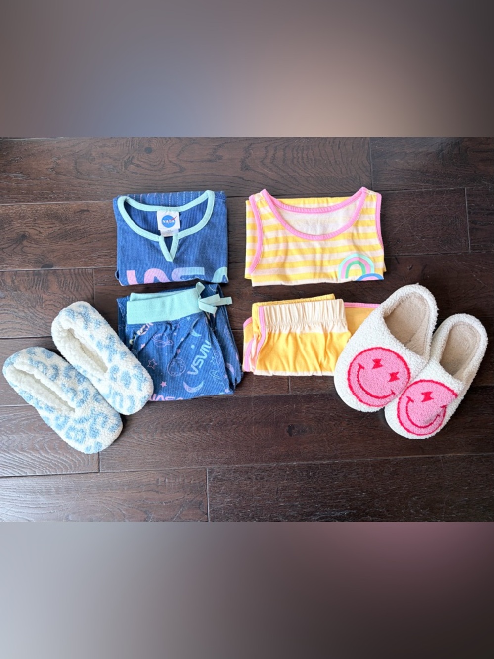 NASA & Cat & Jack 2-Piece Pajama Set with Slippers - Set of 2 - Size 10/12